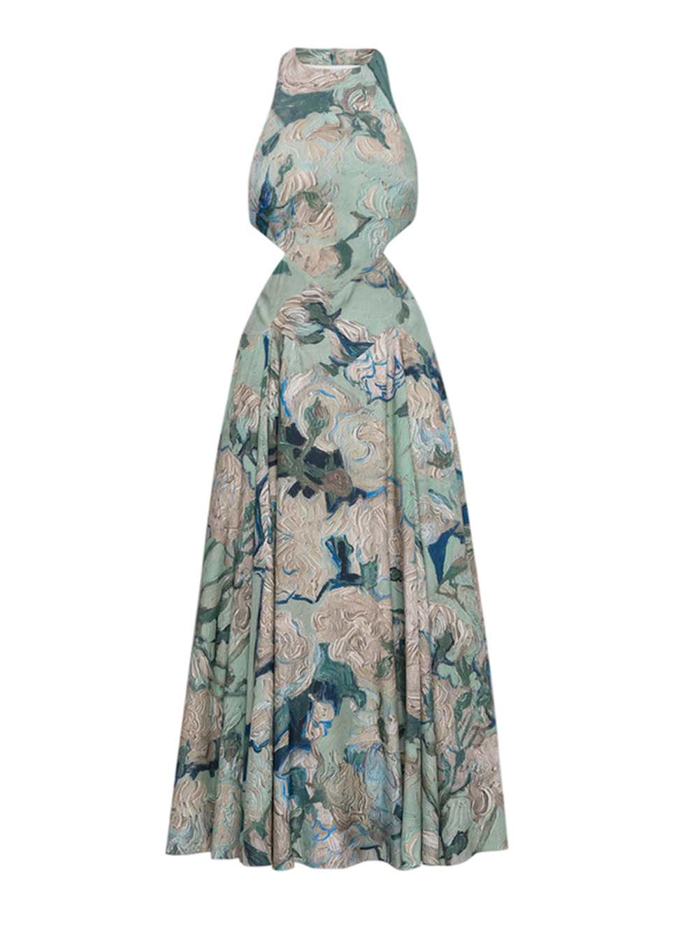 Givenchy Women Green Printed Dress GIVENCHY