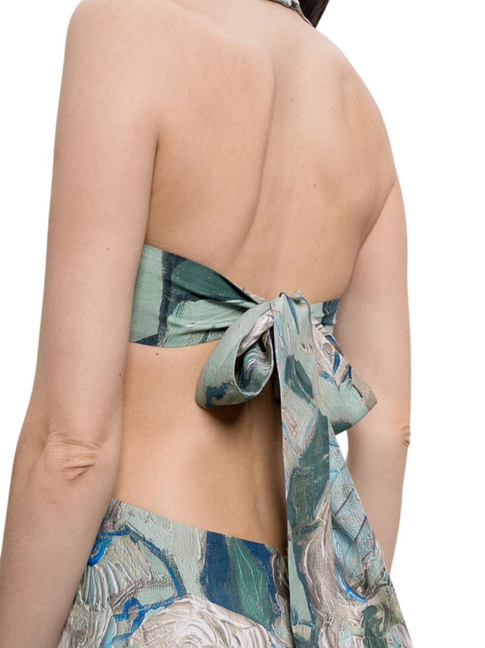 Givenchy Women Green Printed Dress GIVENCHY