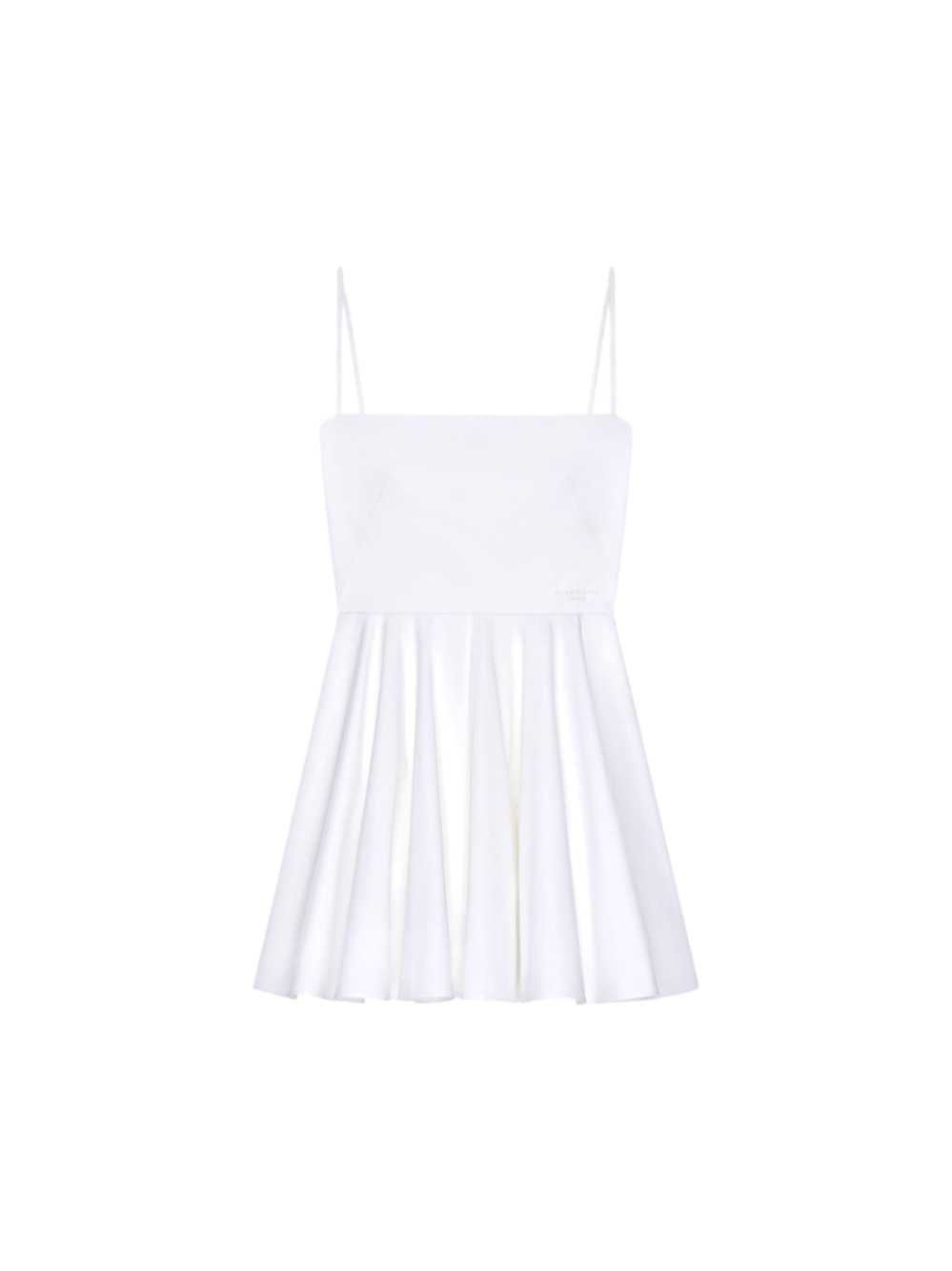 Givenchy Women Poplin Mini Dress With Slit GIVENCHY