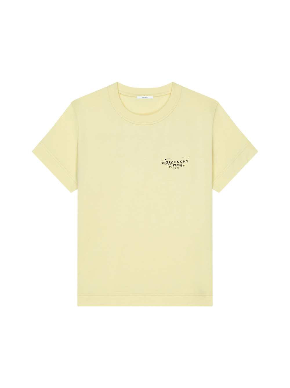 Givenchy Women Cotton T-Shirt With Givenchy Print GIVENCHY