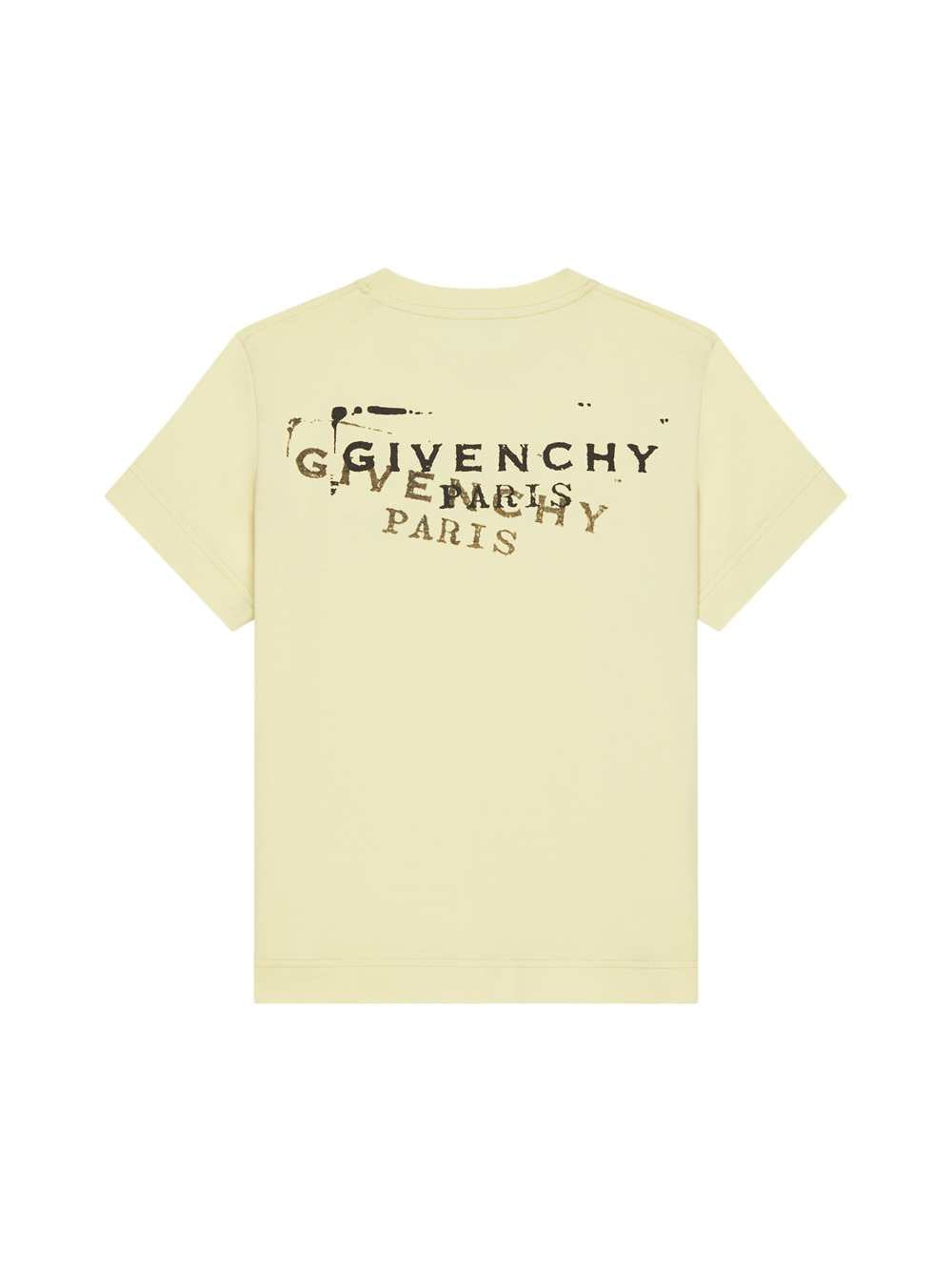 Givenchy Women Cotton T-Shirt With Givenchy Print GIVENCHY
