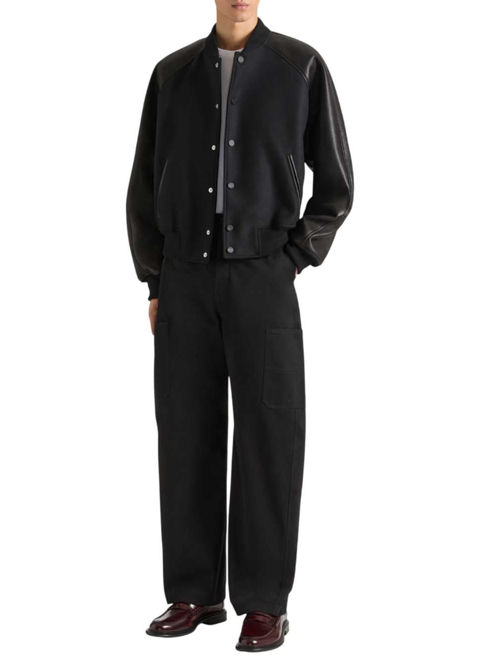 Givenchy Men Paneled Bomber Jacket GIVENCHY