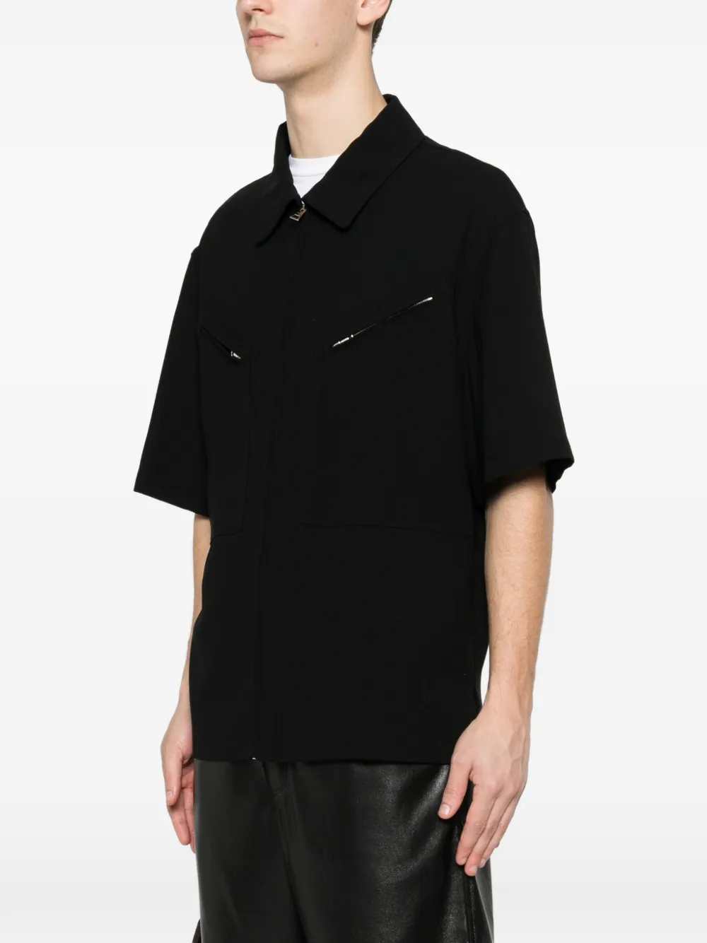 Givenchy Men Zip-Up Shirt Jacket GIVENCHY