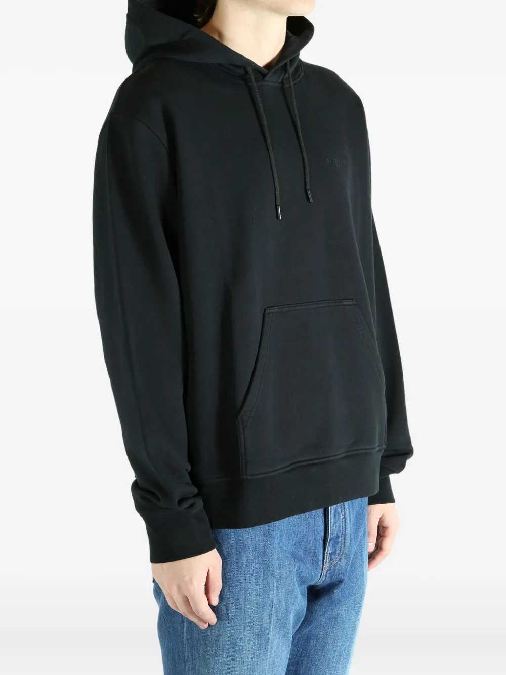 Givenchy Men Felpa Con Cappuccio In Cotone Con Grafica Sul Retro GIVENCHY