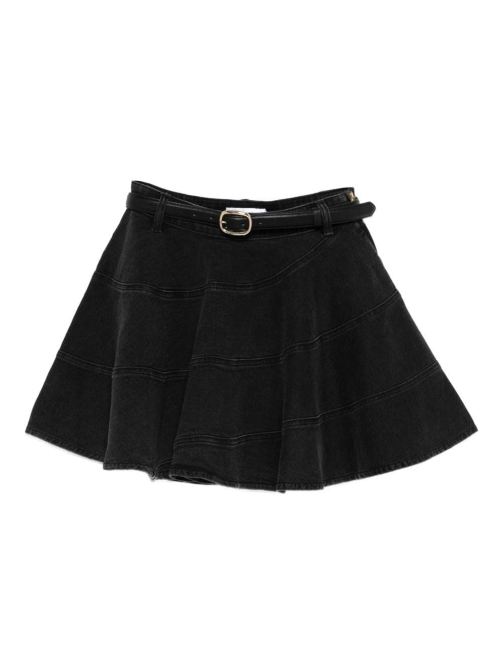 Self-Portrait Women Flared Miniskirt SELF-PORTRAIT