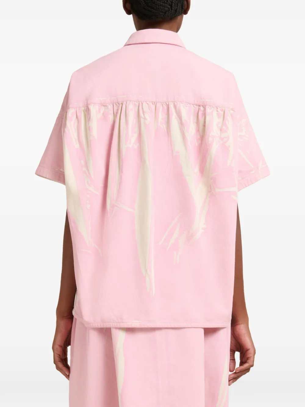 Marni Women Short-Sleeved Denim Shirt MARNI