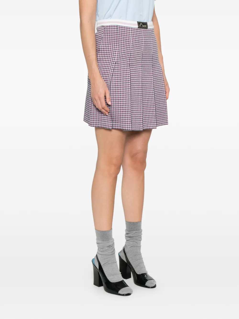 Marni Women Plaid Pleated Skirt MARNI