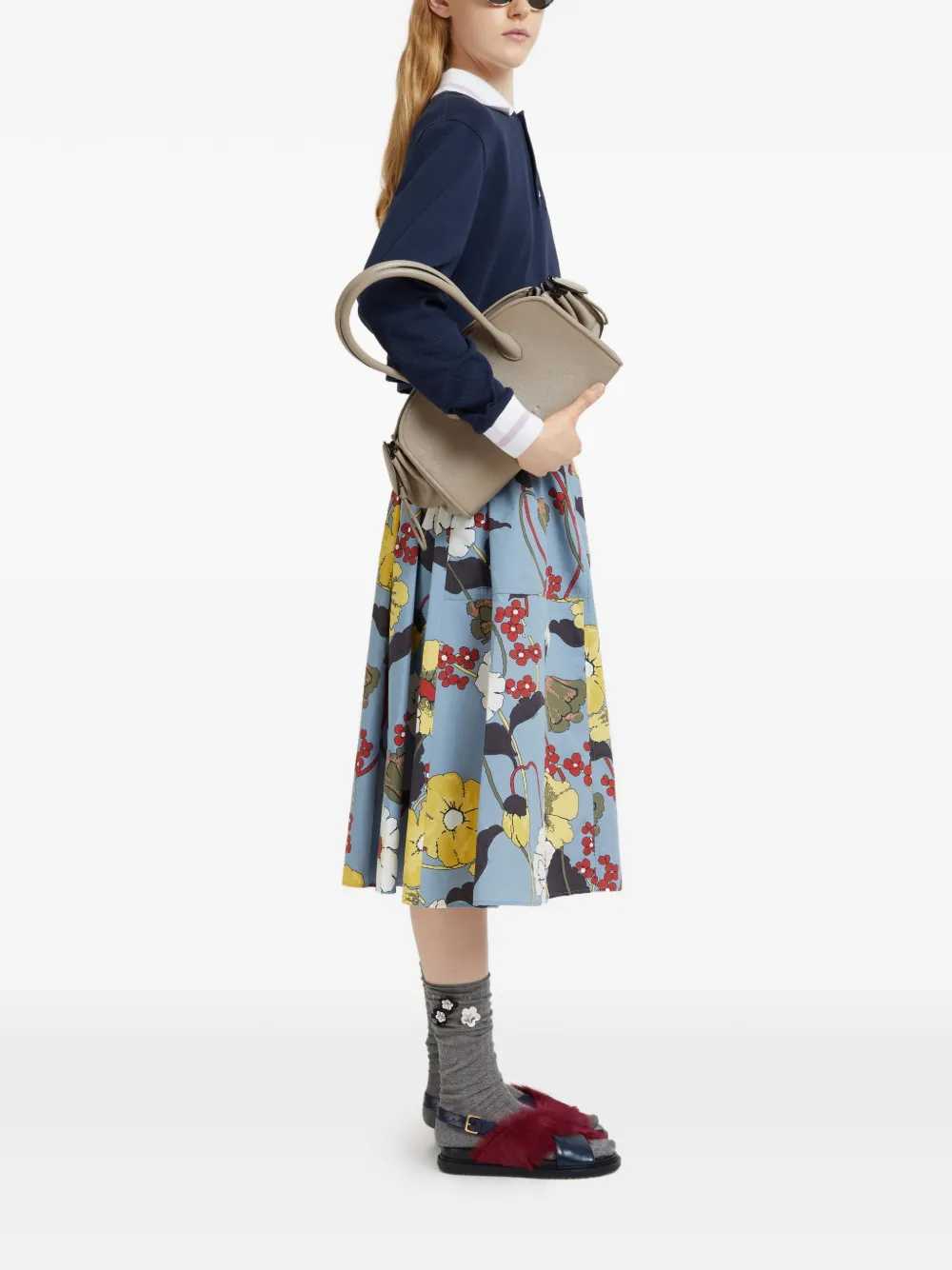Marni Women Floral A-Line Midi Skirt MARNI