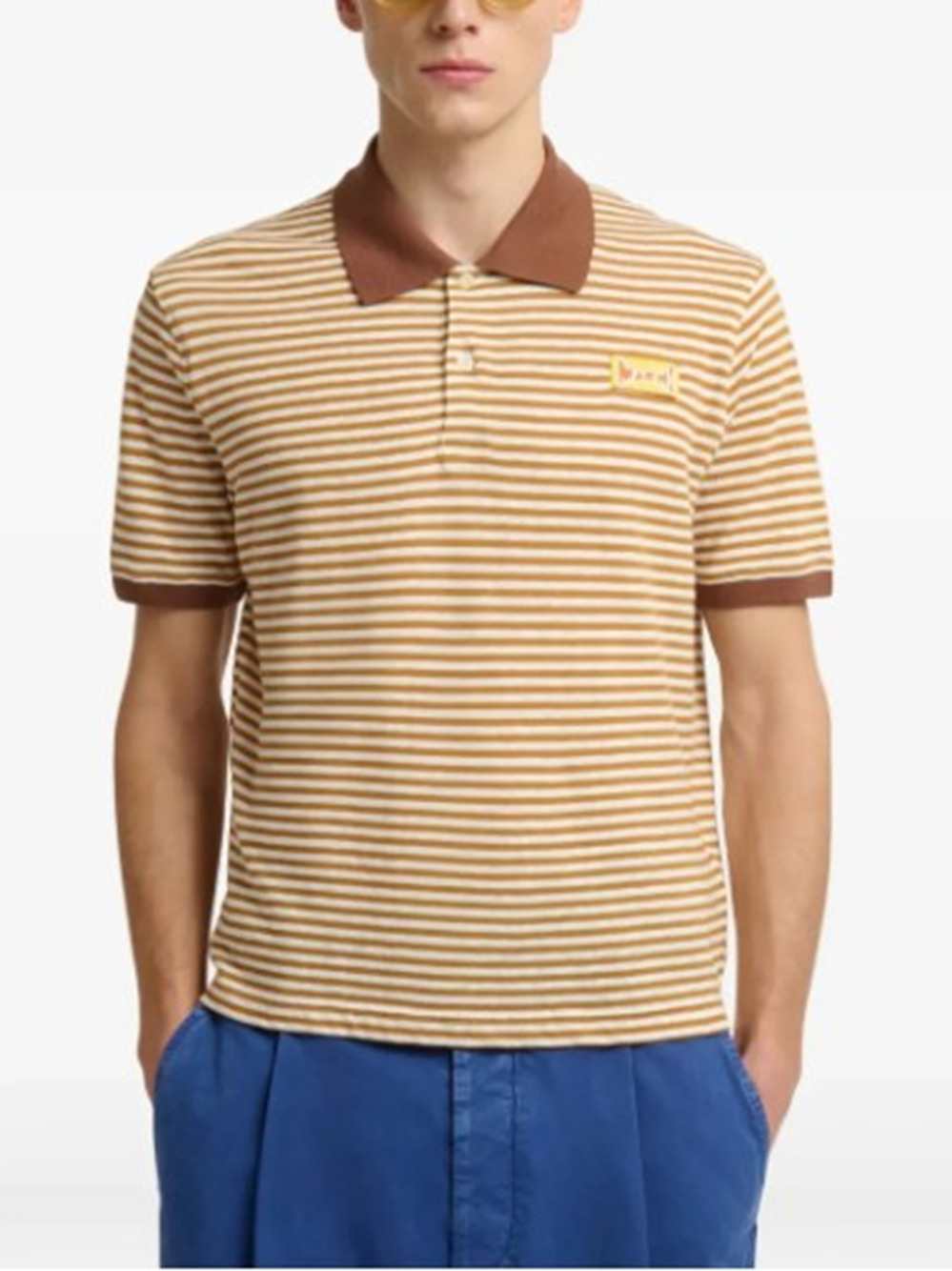 Marni Men Striped Polo MARNI