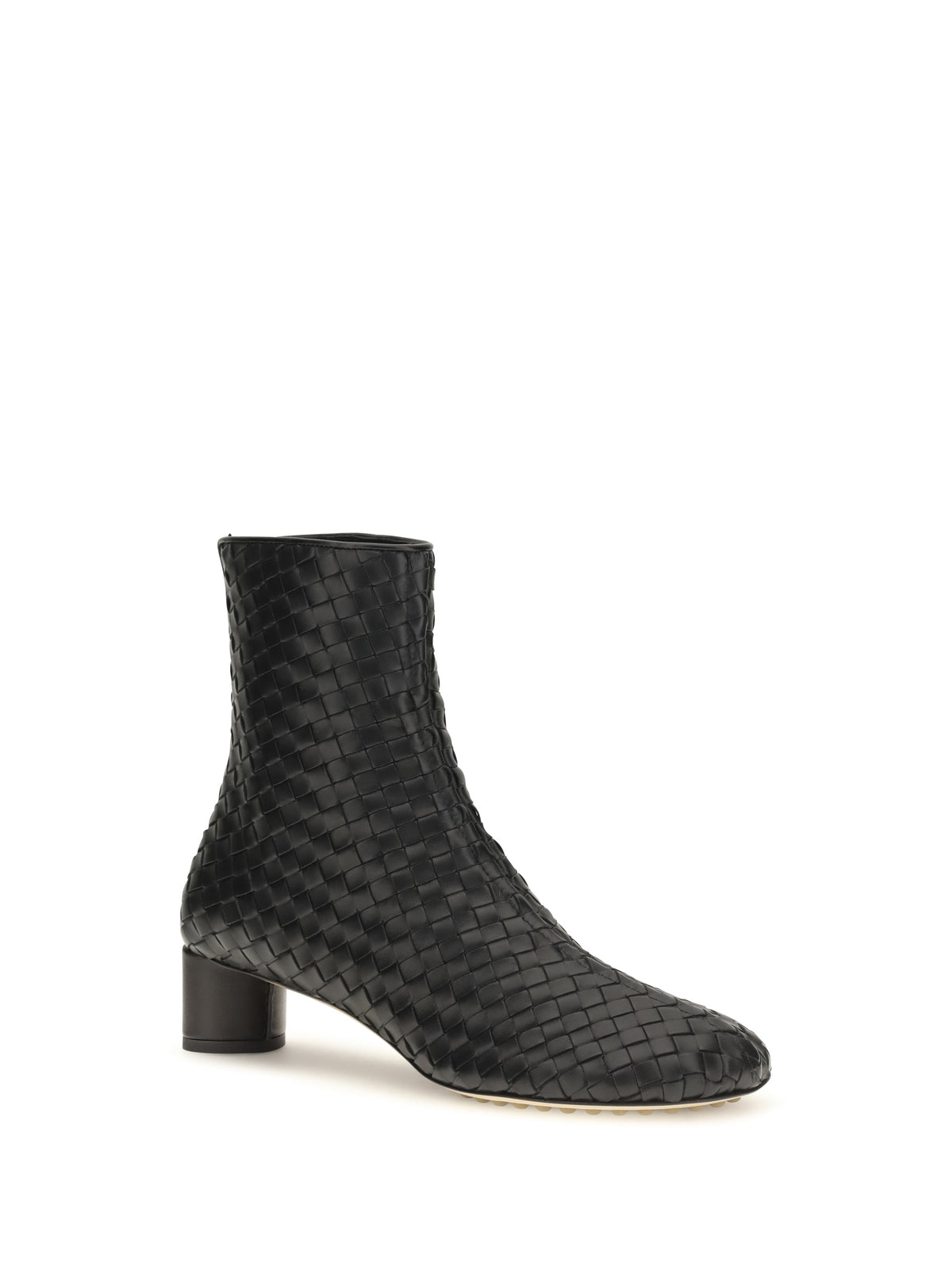Bottega Veneta Women Cherry Intrecciato Ankle Boots BOTTEGA VENETA