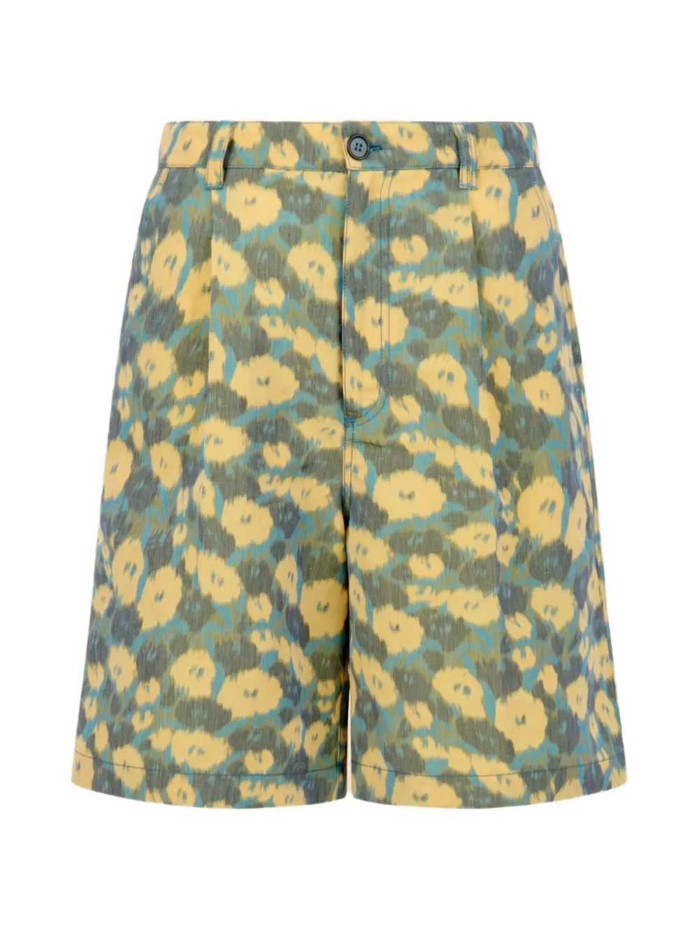 Marni Men Floral Pleated Shorts MARNI
