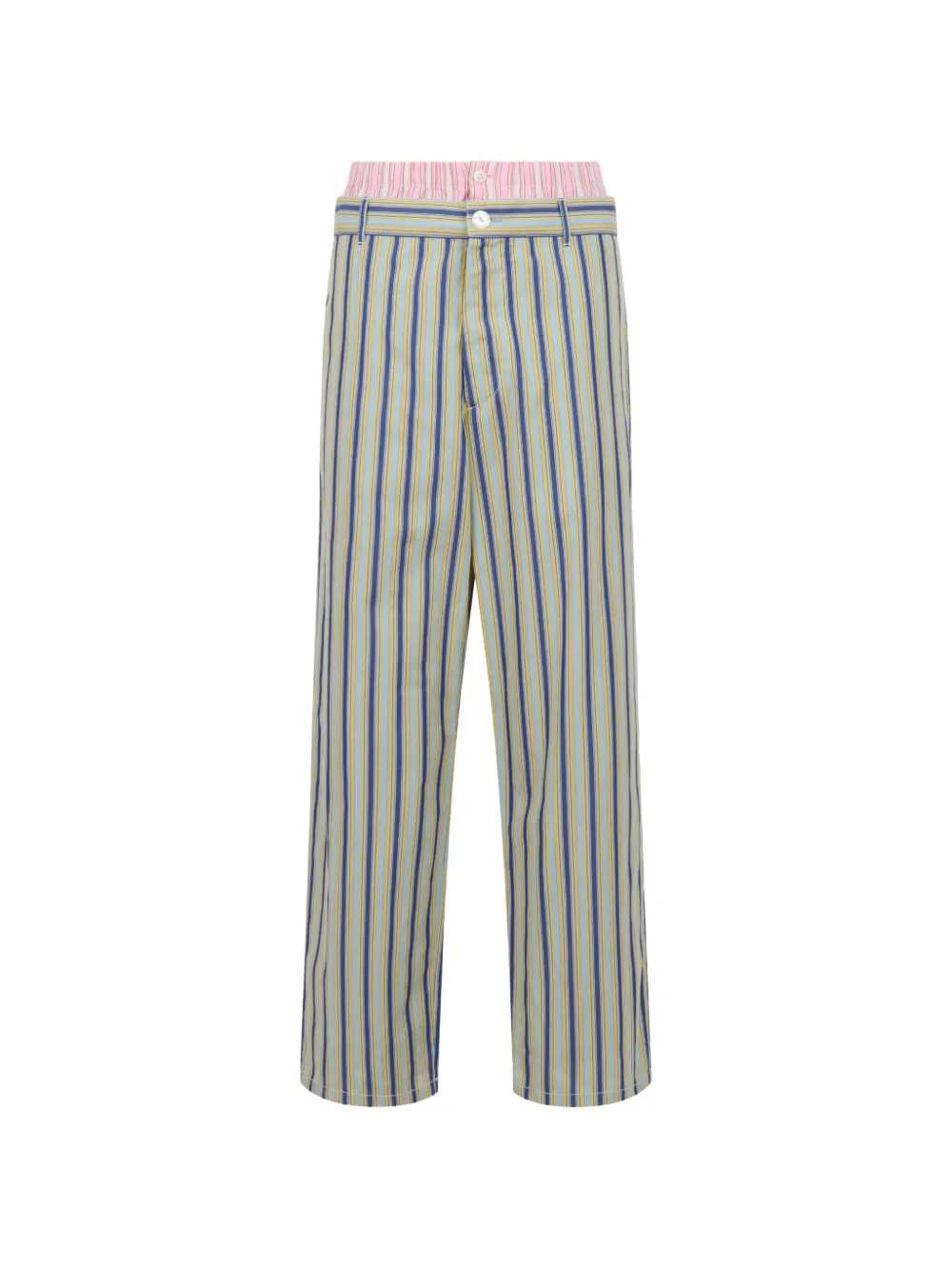 Marni Men Striped Wide-Leg Pants MARNI