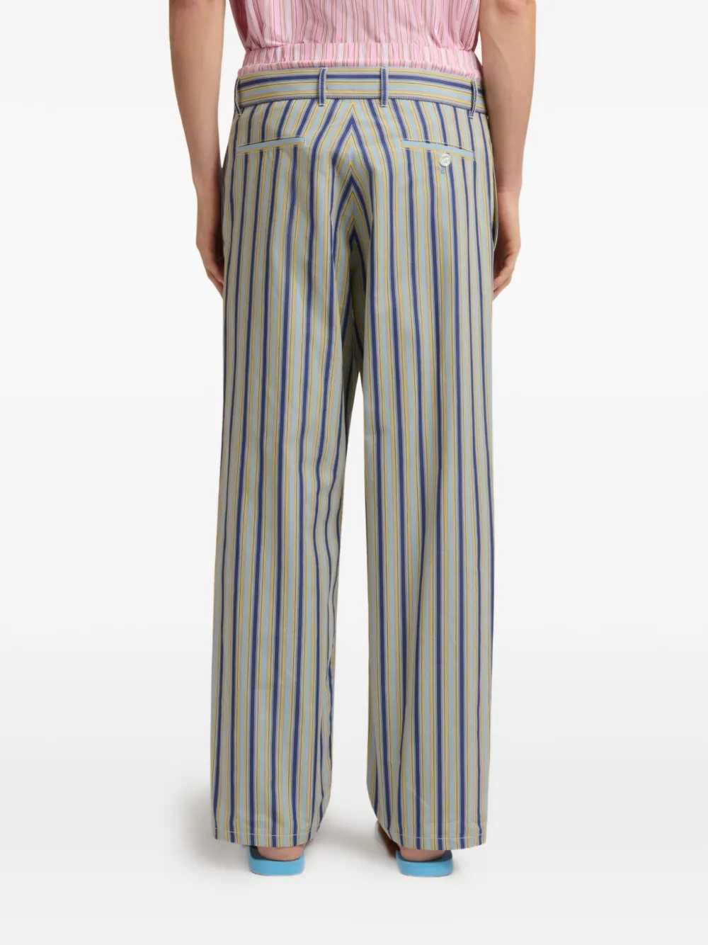Marni Men Striped Wide-Leg Pants MARNI