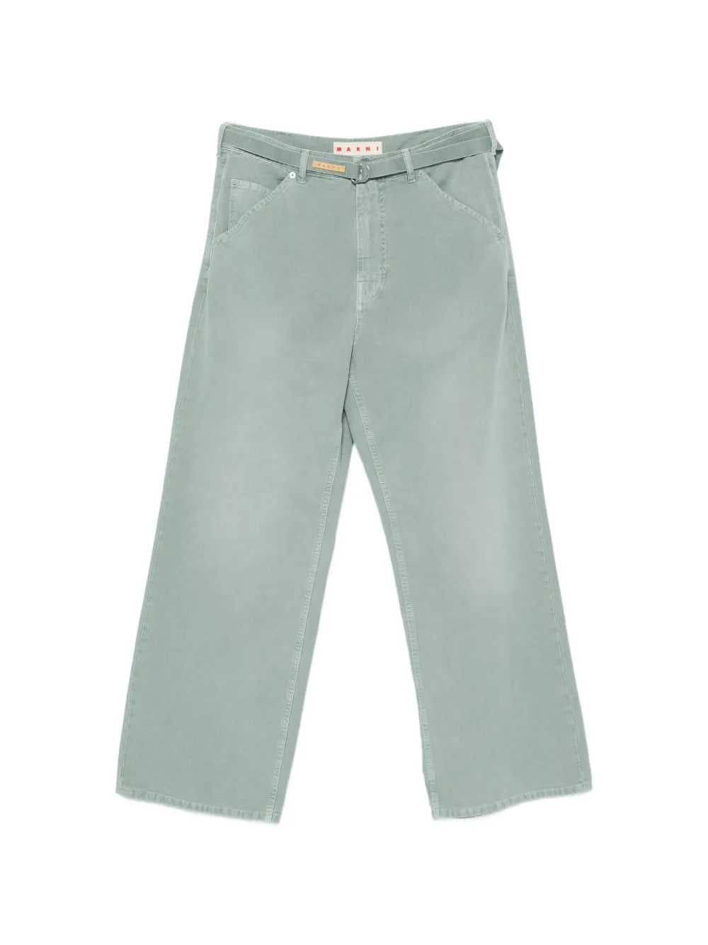 Marni Men Wide-Leg Trousers With Belt MARNI