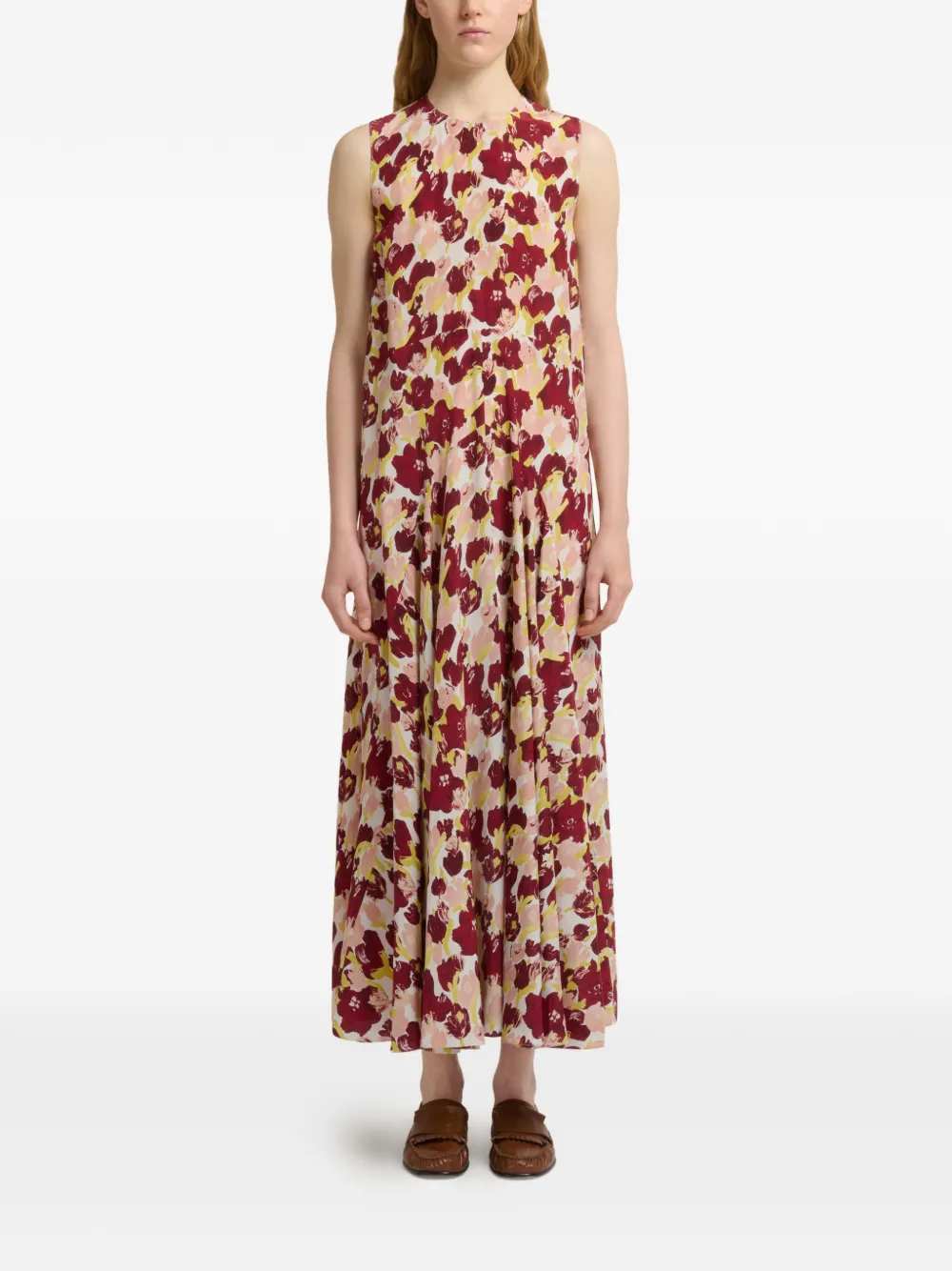 Marni Women Pleated Floral Dress MARNI