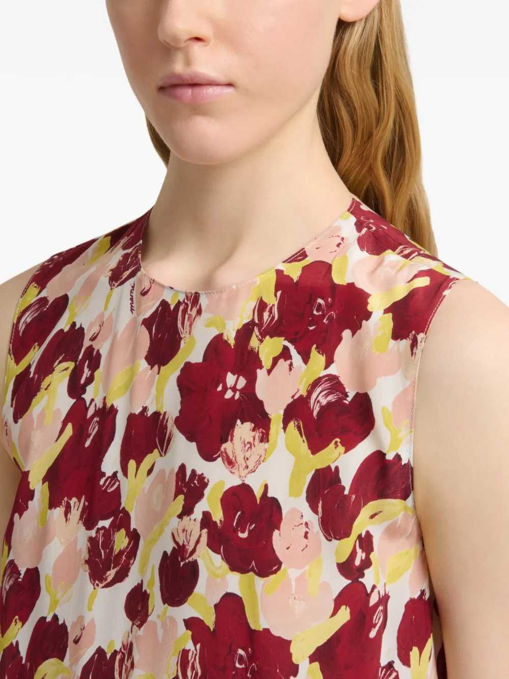 Marni Women Pleated Floral Dress MARNI