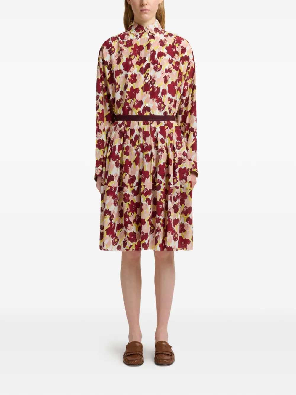 Marni Women Floral Pleated Skirt MARNI