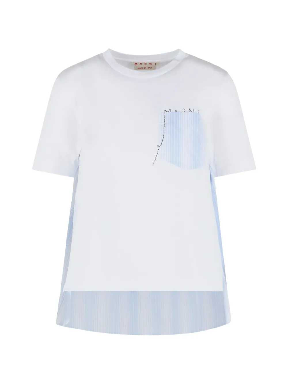 Marni Women Striped T-Shirt With Pocket MARNI