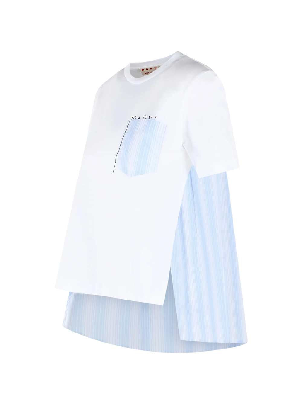 Marni Women Striped T-Shirt With Pocket MARNI