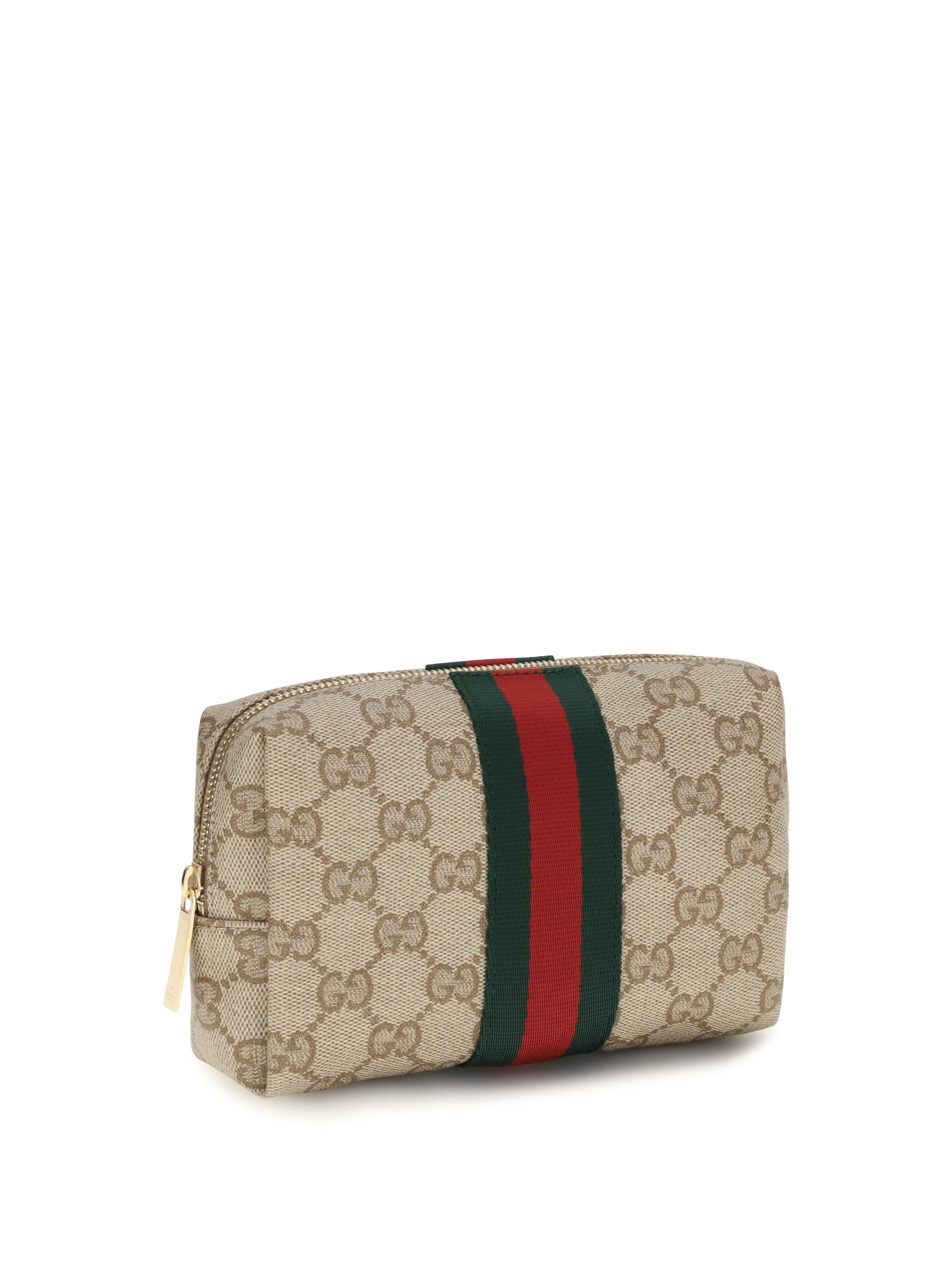 Gucci Women Medium Beauty Case With Web Stripe GUCCI