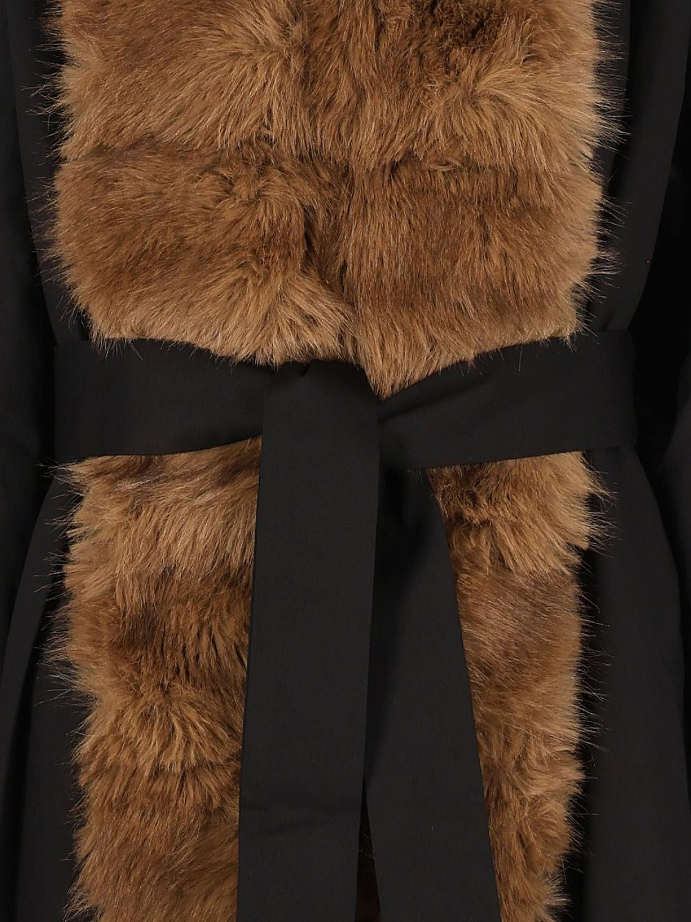 Rotate Women Faux Fur Collar Coat ROTATE