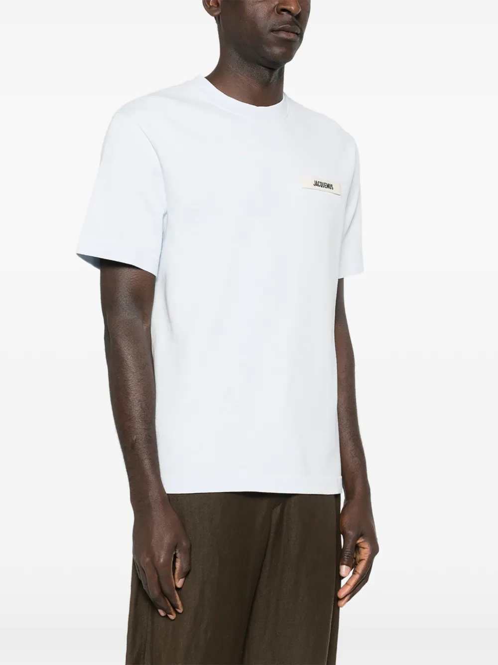 Jacquemus Men T-Shirt With Patch JACQUEMUS