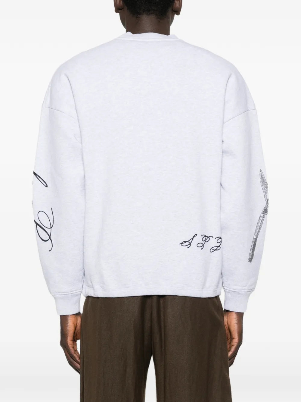 Jacquemus Men Jacquard Sweatshirt With Graphic Print JACQUEMUS