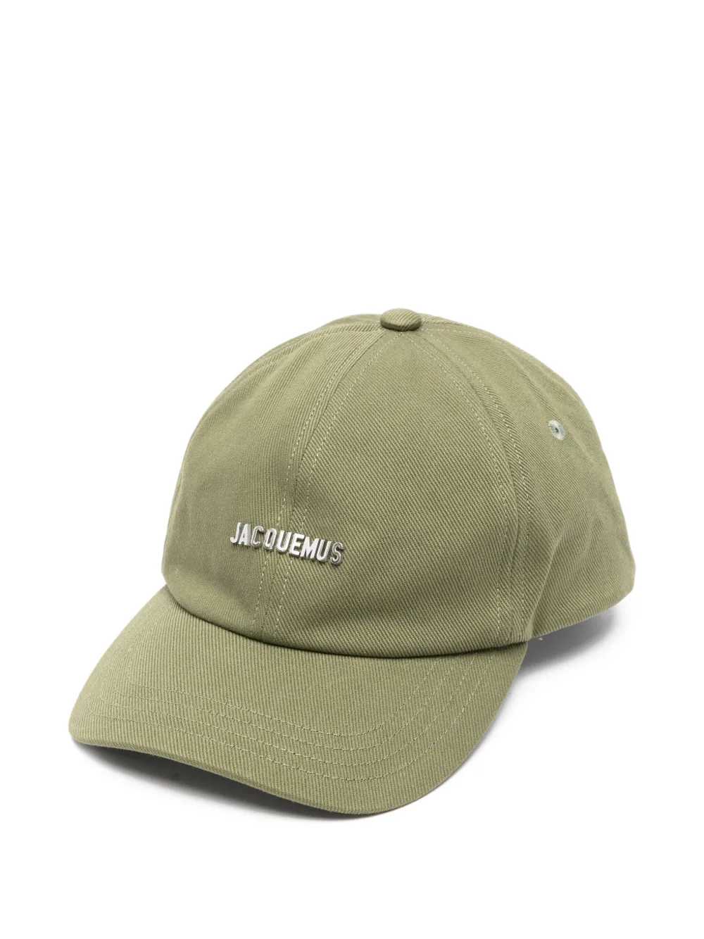Jacquemus Men Cotton Baseball Cap With Logo JACQUEMUS