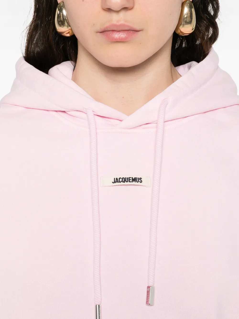 Jacquemus Women Hoodie With Logo Patch JACQUEMUS