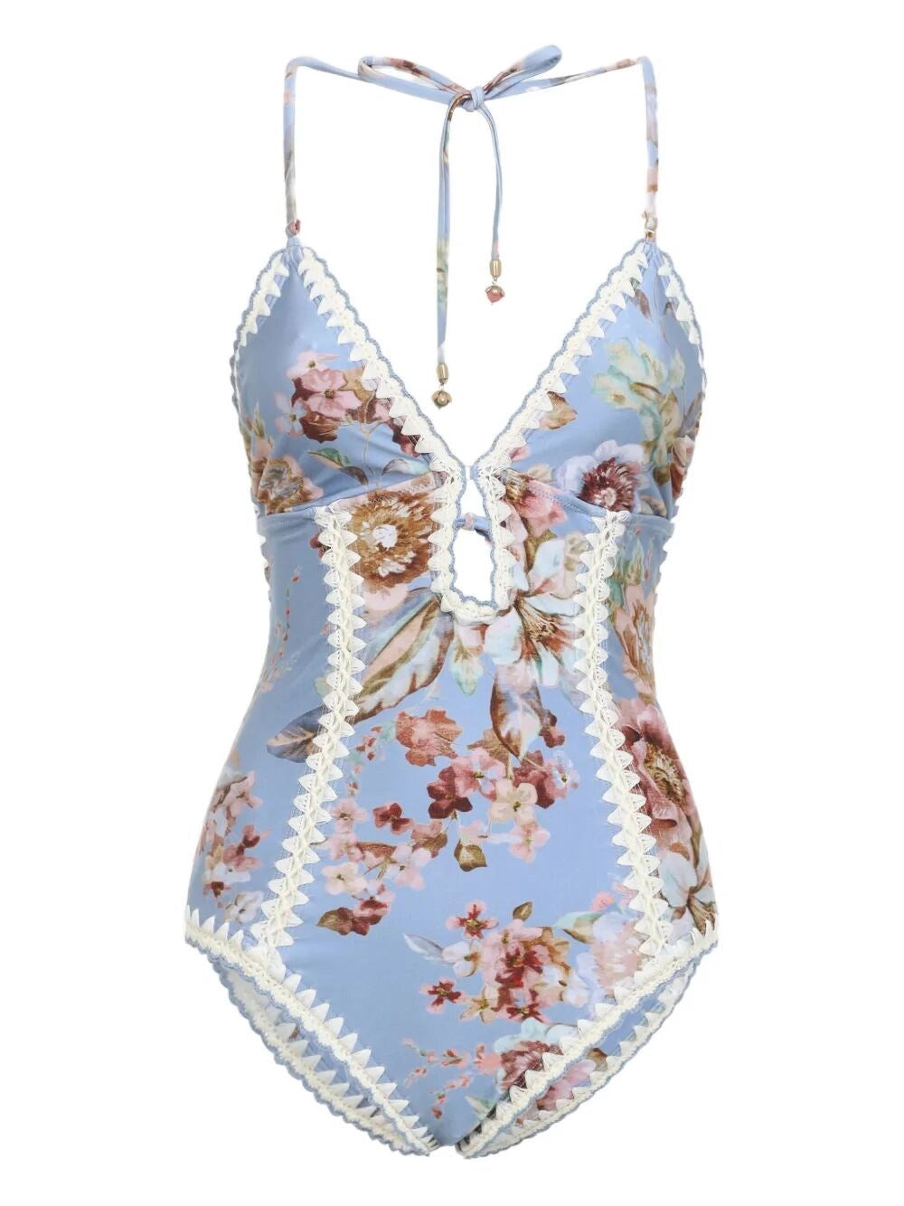 Zimmermann Women `Awaken Crochet Keyhole` One-Piece Swimsuit ZIMMERMANN