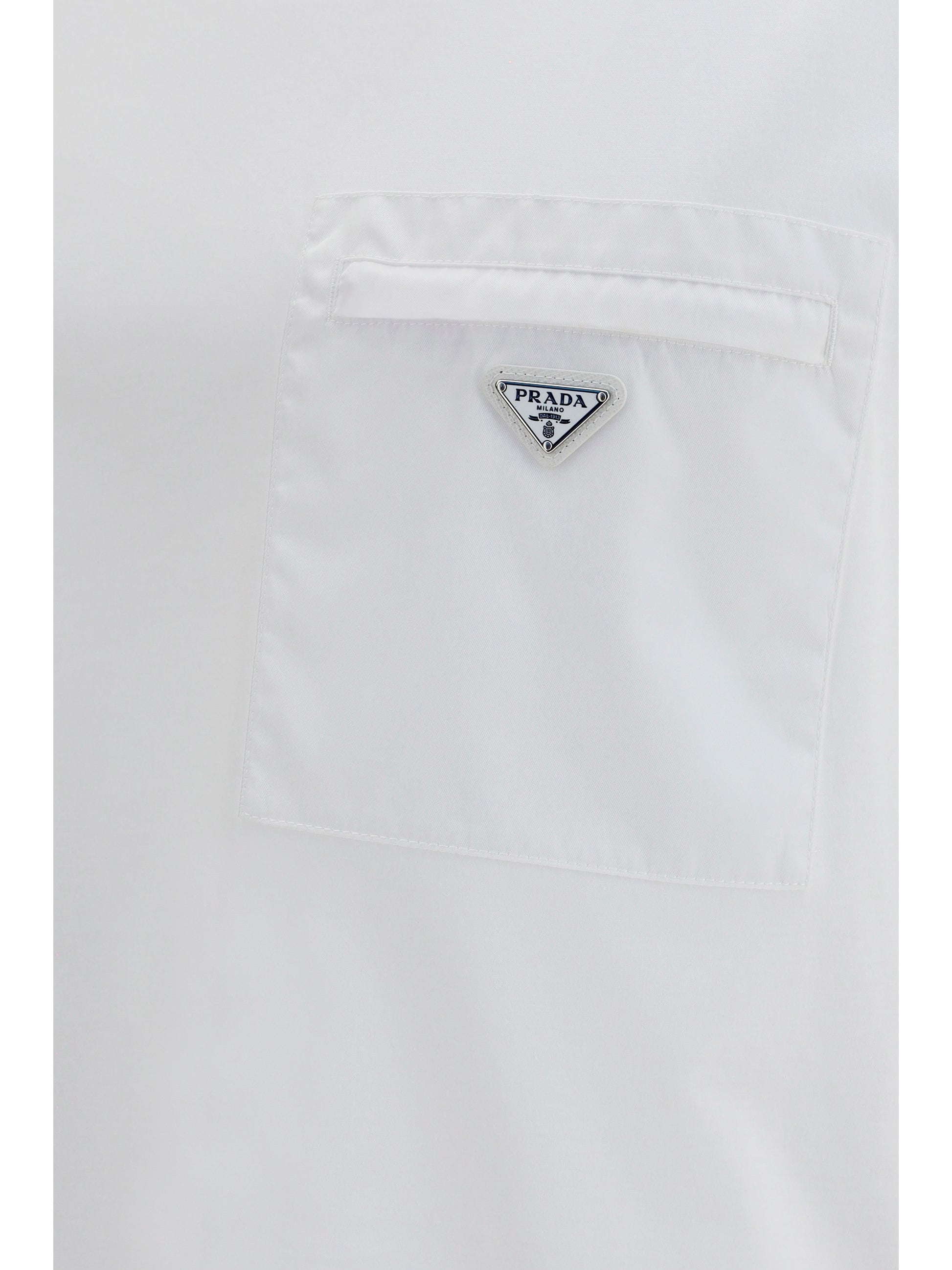 Prada Men Pocket T-Shirt With Logo PRADA