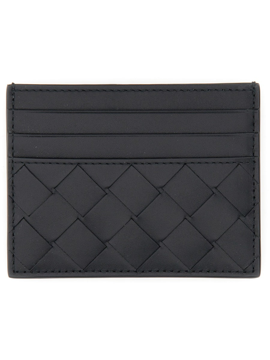 Bottega Veneta Men Portacarte In Pelle Intrecciata BOTTEGA VENETA