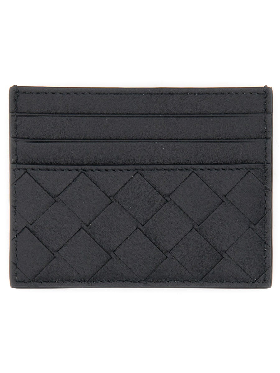 Bottega Veneta Men Portacarte In Pelle Intrecciata BOTTEGA VENETA