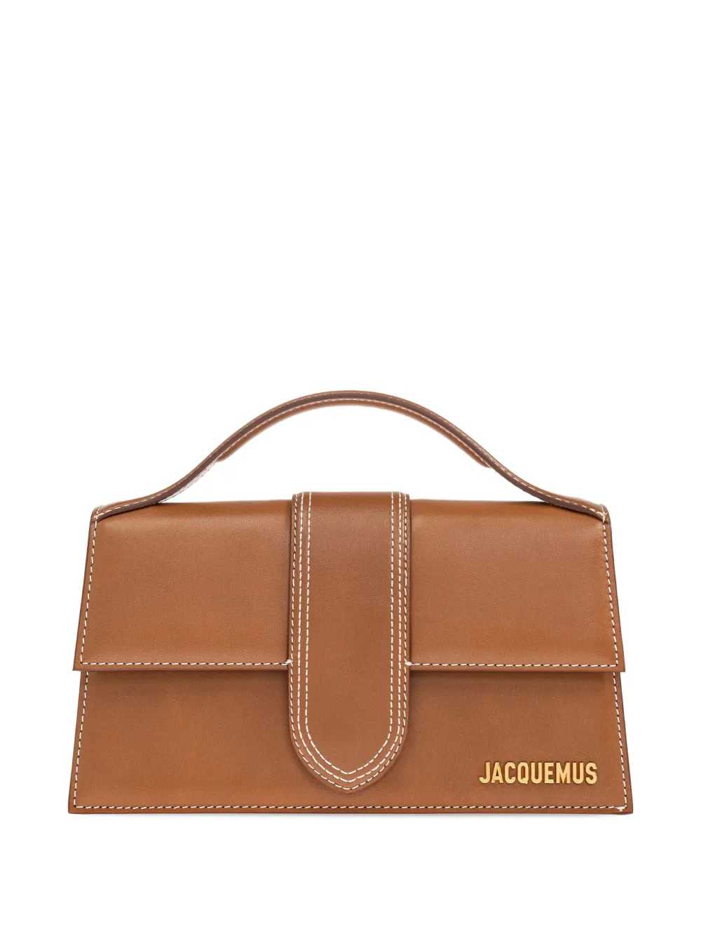 Jacquemus Women Big Bambino Leather Top Handle Bag JACQUEMUS