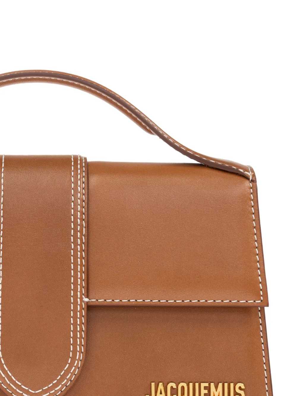 Jacquemus Women Big Bambino Leather Top Handle Bag JACQUEMUS