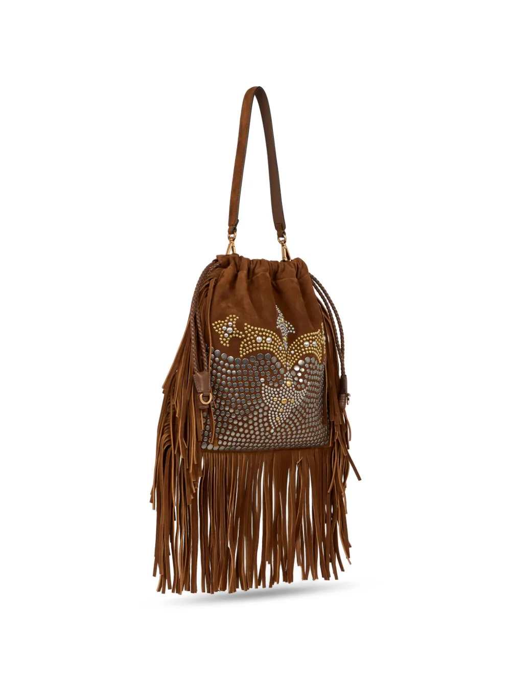Etro Women Kalispera Medium Studded And Fringed Tote Bag ETRO