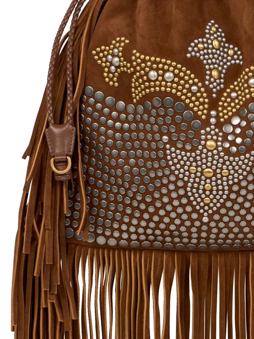 Etro Women Kalispera Medium Studded And Fringed Tote Bag ETRO