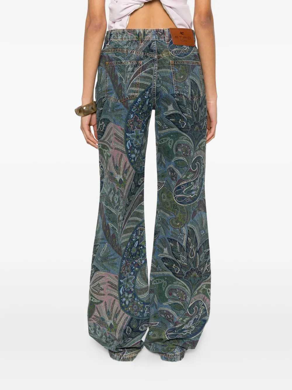 Etro Women Paisley Print Jeans ETRO