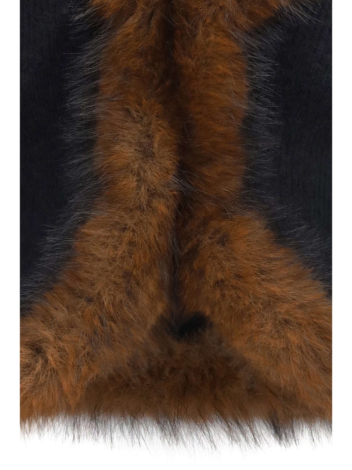 Self-Portrait Women Knit And Faux Fur Cardigan SELF-PORTRAIT