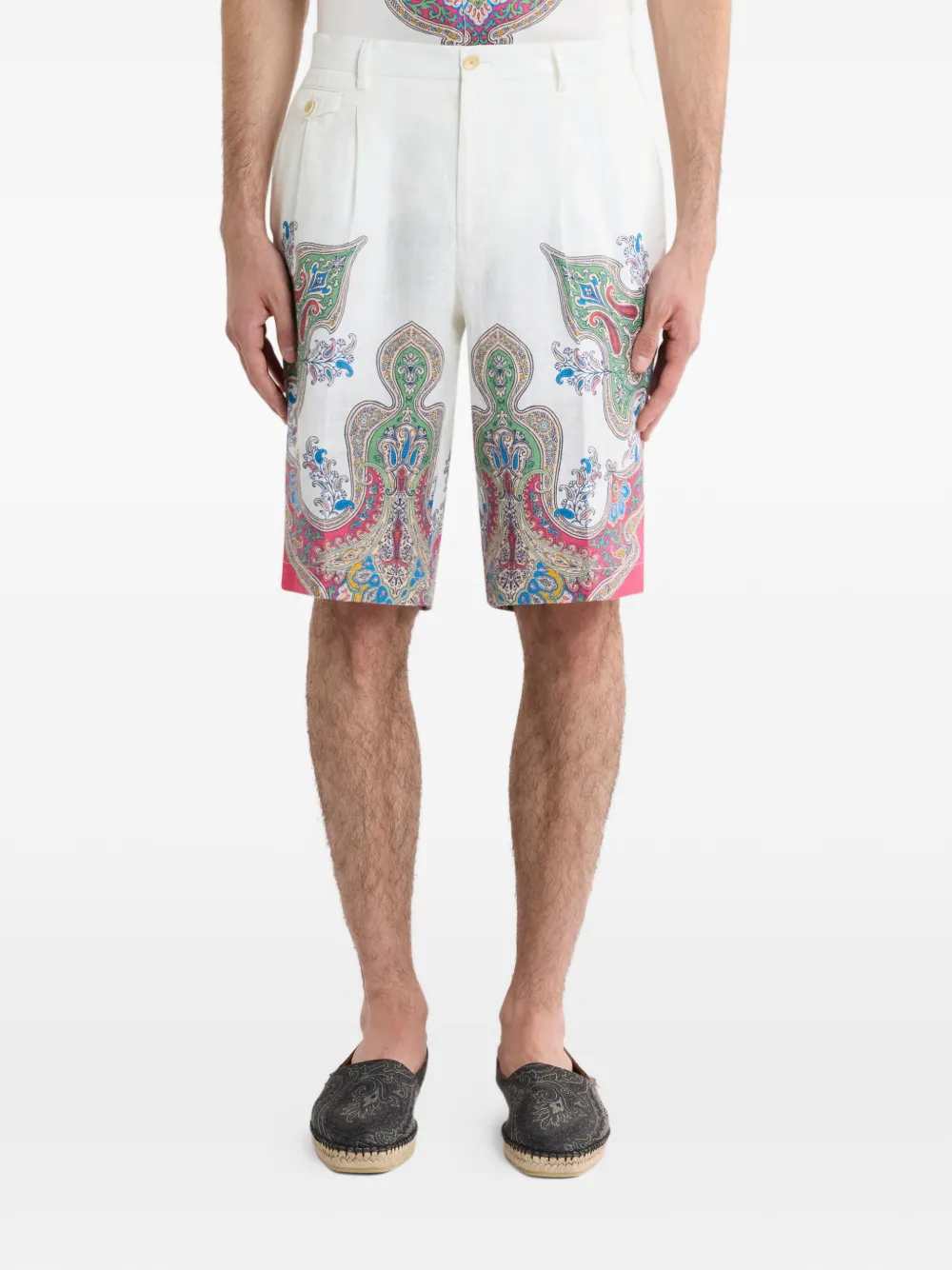 Etro Men Paisley Print Shorts ETRO
