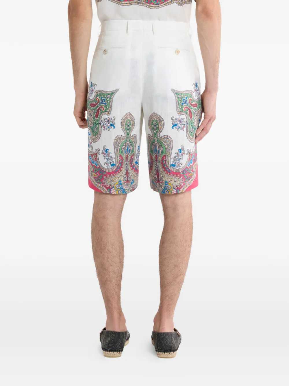 Etro Men Paisley Print Shorts ETRO