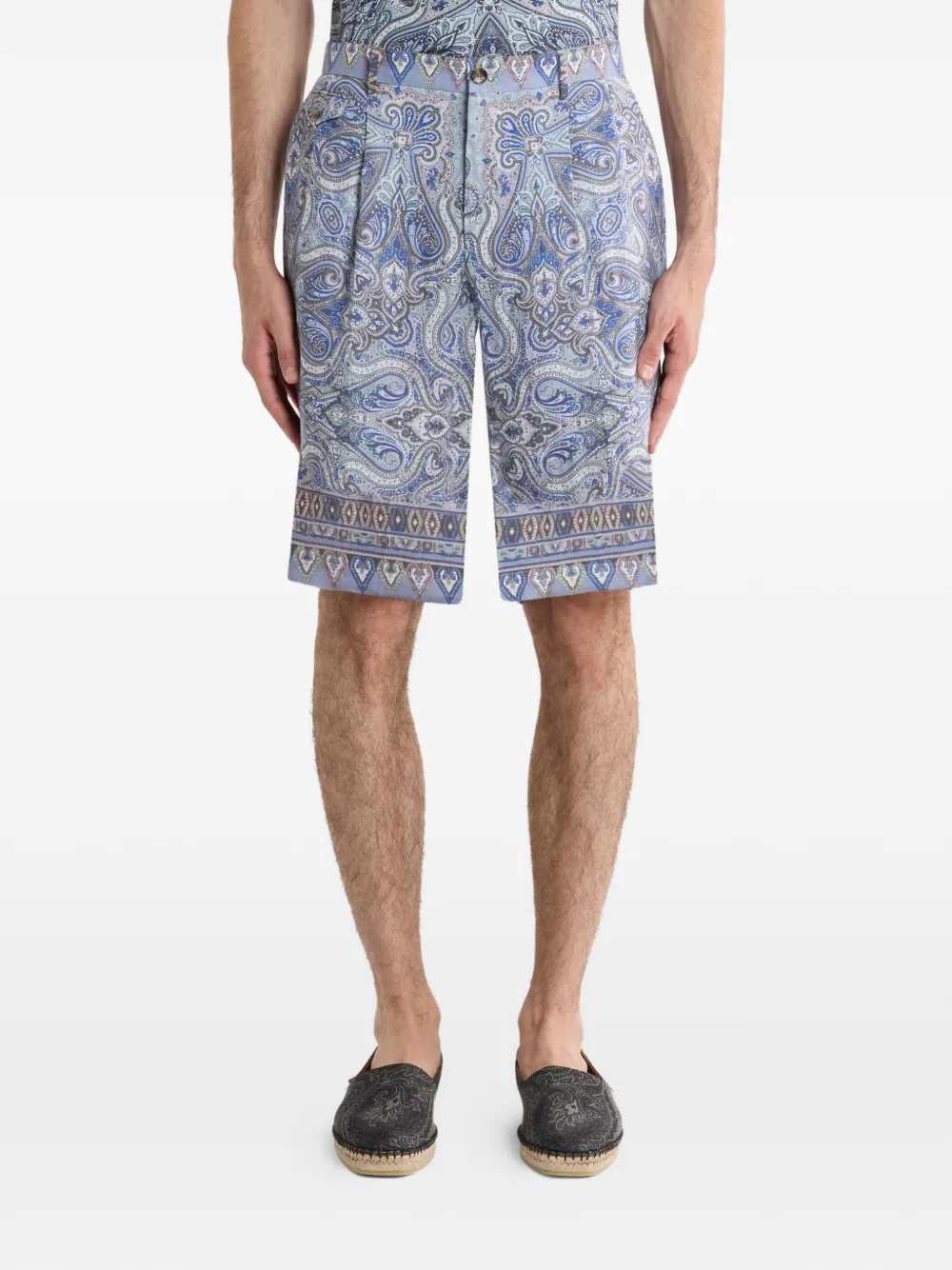 Etro Men Paisley Print Shorts ETRO