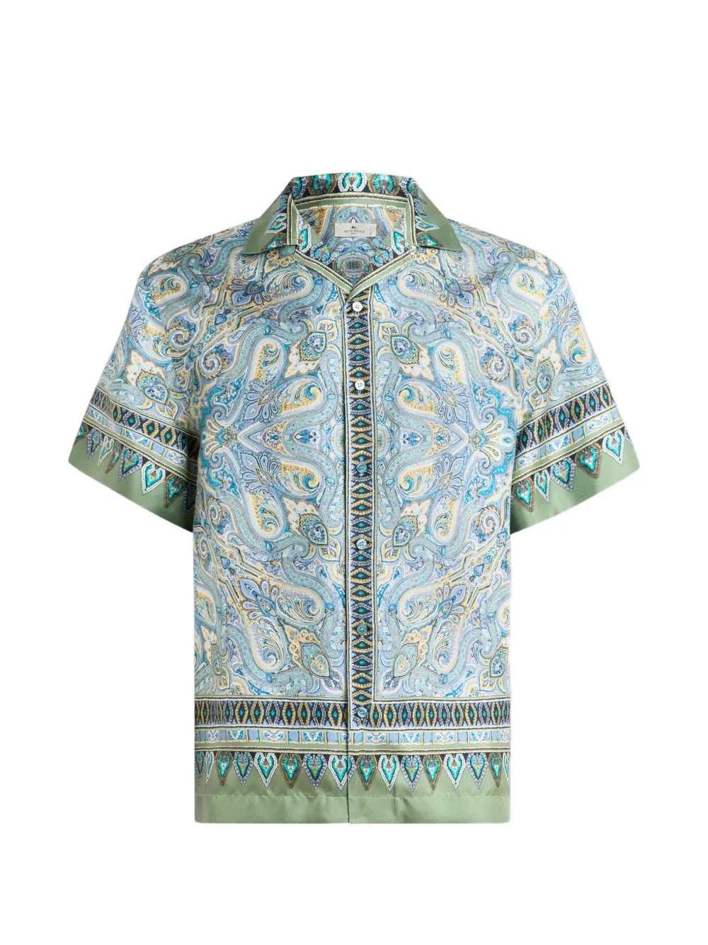 Etro Men Silk Shirt With Paisley Print ETRO