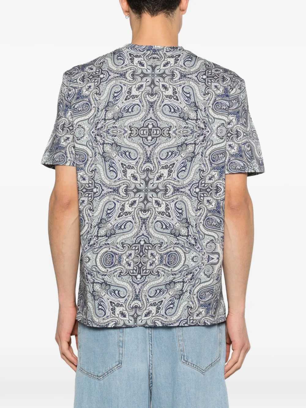 Etro Men Paisley Print T-Shirt ETRO