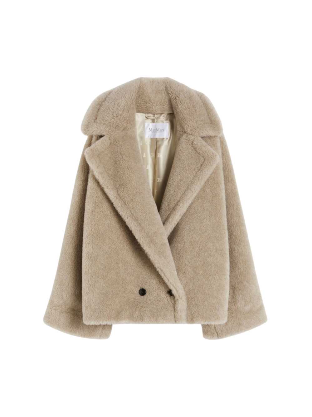 Max Mara Women Alpaca And Cashmere Teddy Coat - Sand MAX MARA