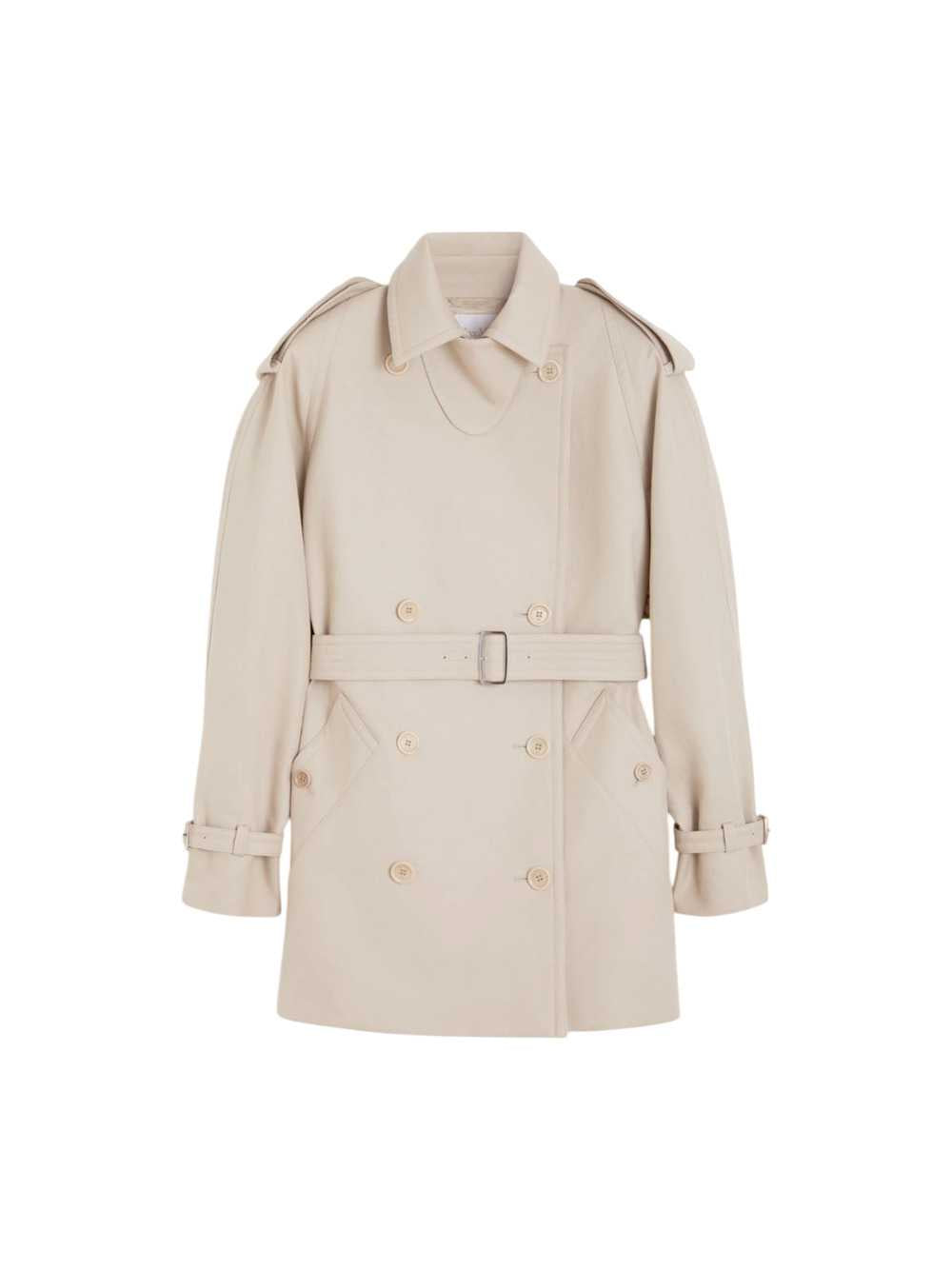 Max Mara Women Short Cotton Duster Coat - Sand MAX MARA