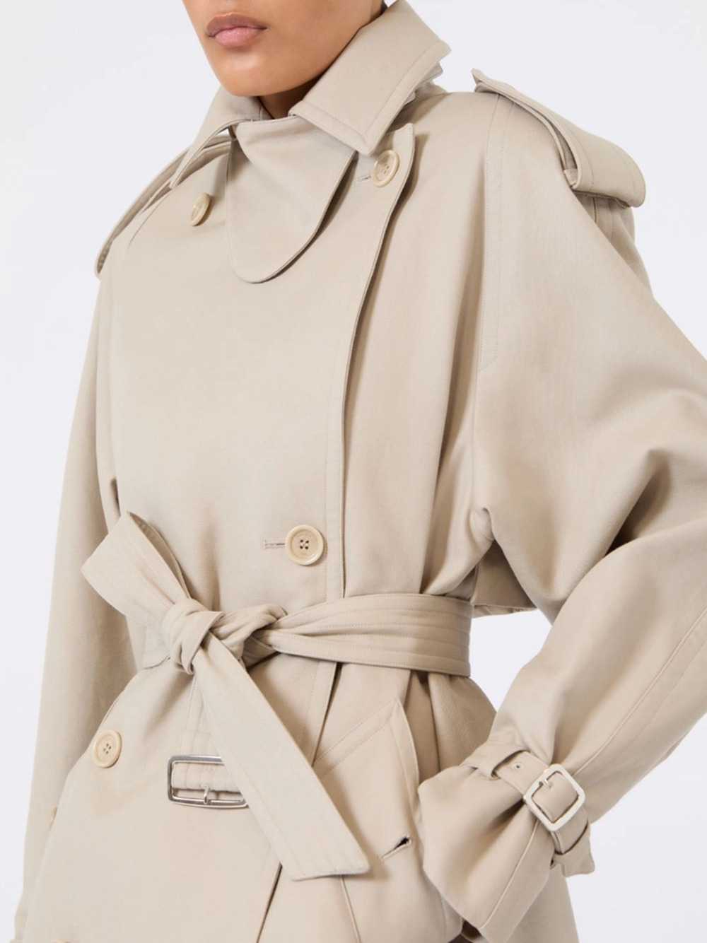 Max Mara Women Short Cotton Duster Coat - Sand MAX MARA