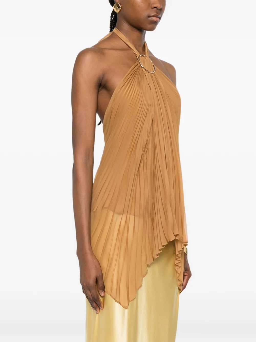 Max Mara Women Mxevalzer Ring-Pleated Top MAX MARA