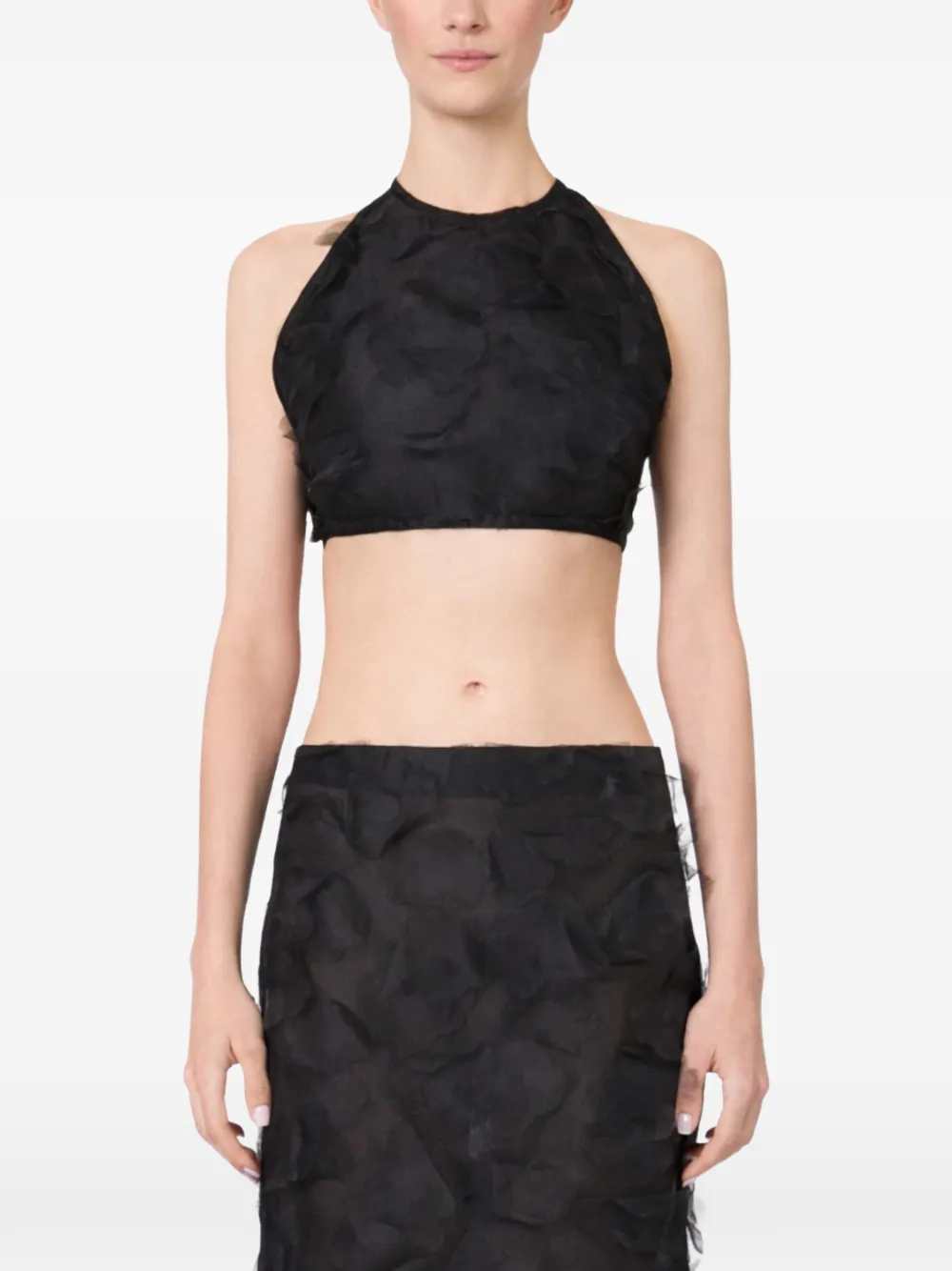 Max Mara Women Mxsfumetto Crop Top With Cut-Out MAX MARA