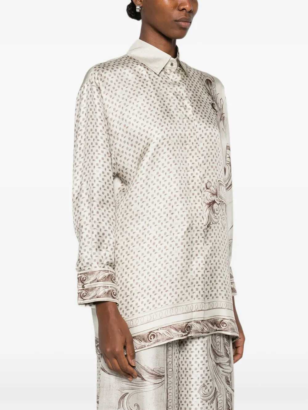 Max Mara Women Printed Silk Twill Shirt MAX MARA